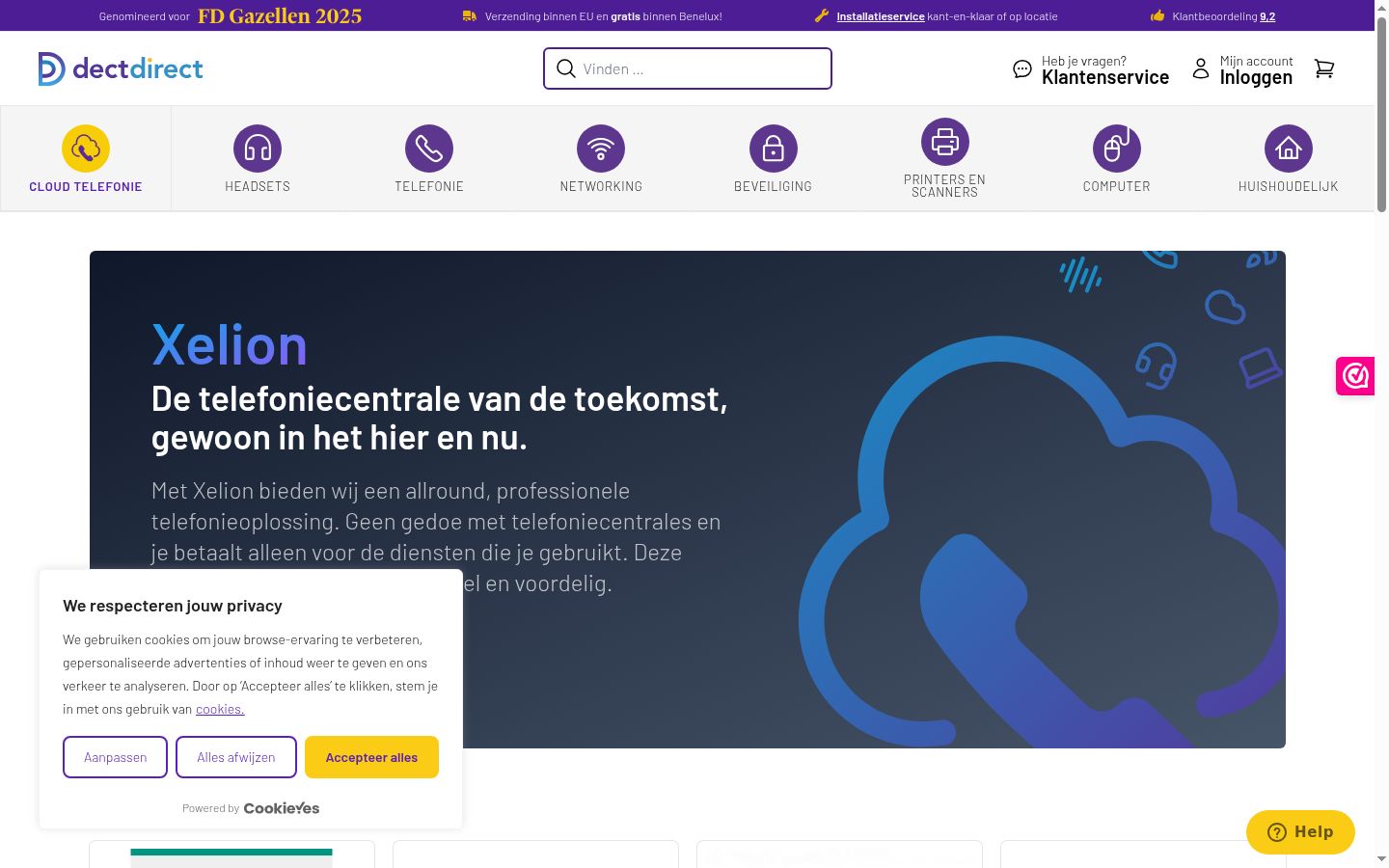 Sutikimo reklamjuostės, rodytos prieš bet kokią sąveiką, ekrano kopija