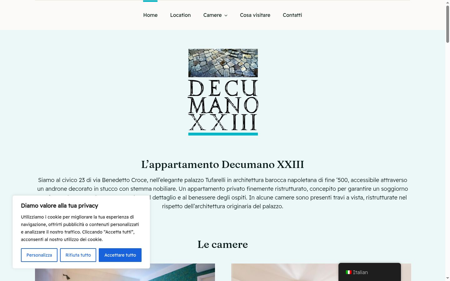 Screenshot tal-banner tal-kunsens muri qabel kwalunkwe interazzjoni