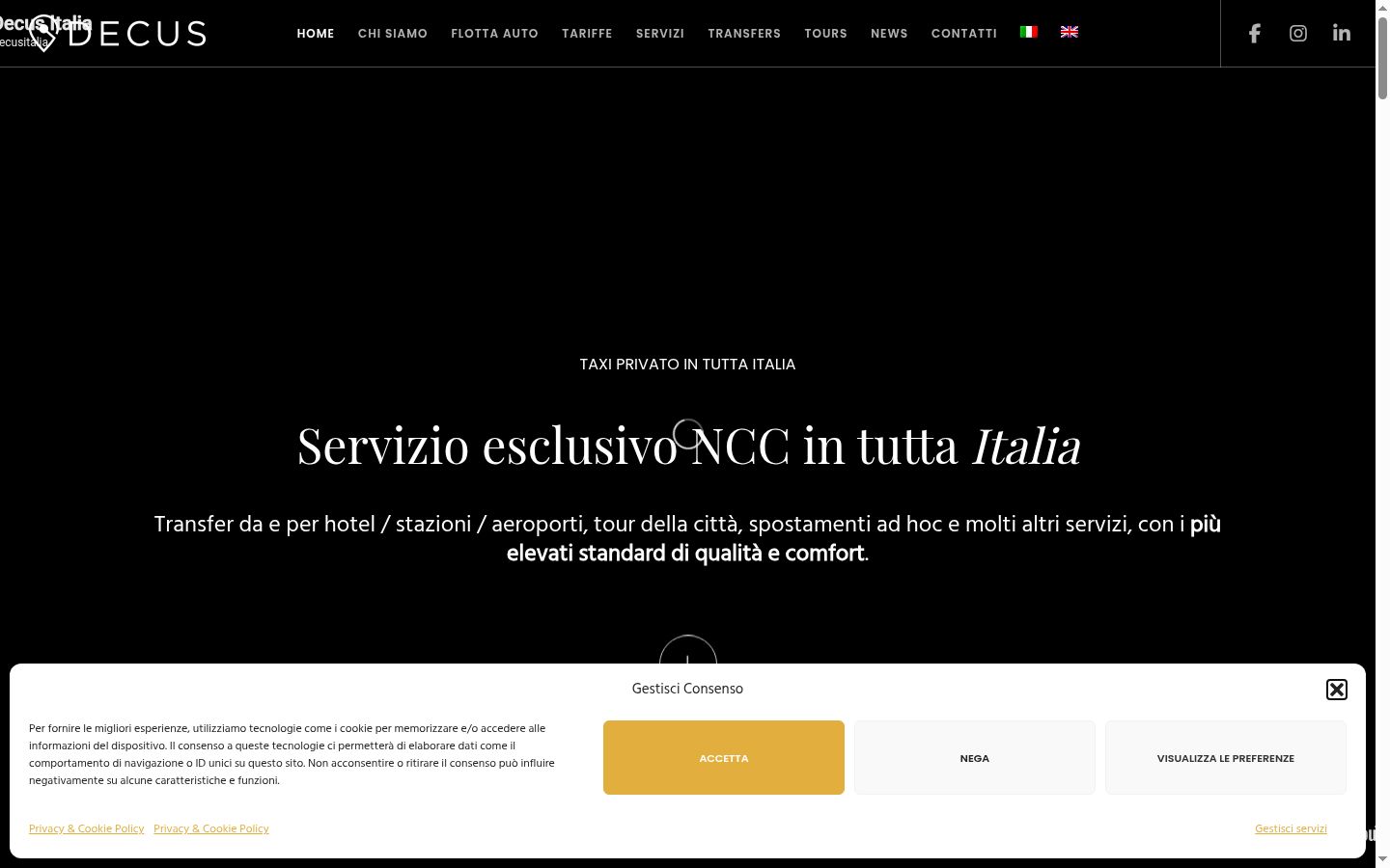 Screenshot tal-banner tal-kunsens muri qabel kwalunkwe interazzjoni