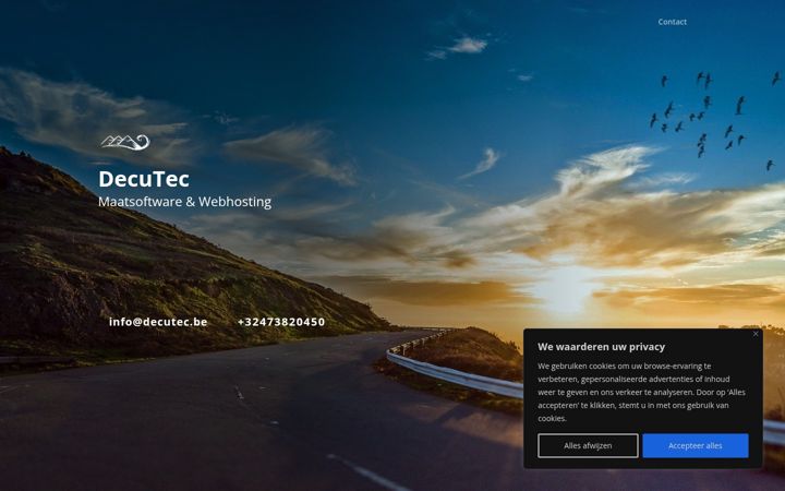 Screenshot of decutec.be