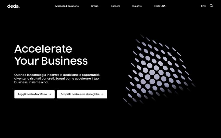 Screenshot of deda.com