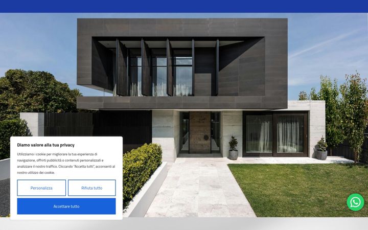 Screenshot of dedalocostruzioni.eu