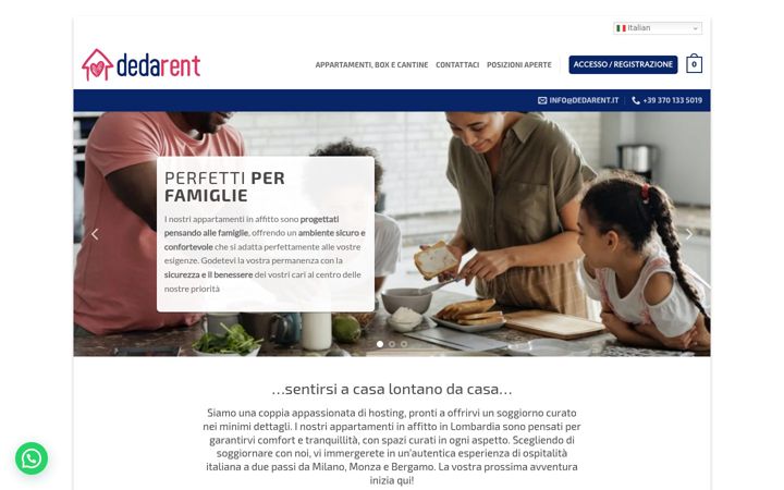 Screenshot of dedarent.it