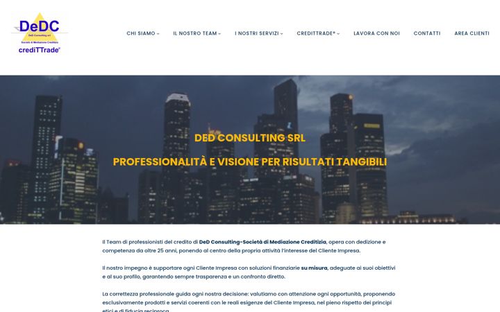 Screenshot of dedconsulting.it