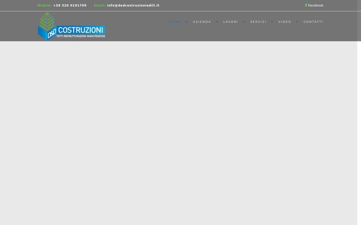 Screenshot of dedcostruzioniedili.it