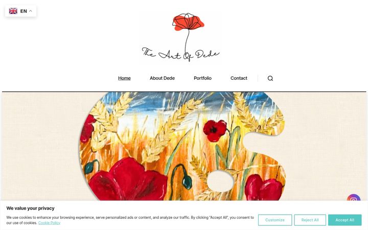 Screenshot of dede-art.com