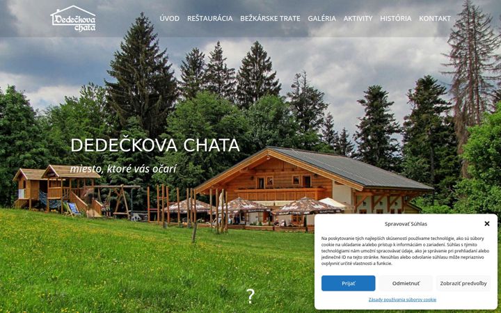 Screenshot of dedeckovachata.sk