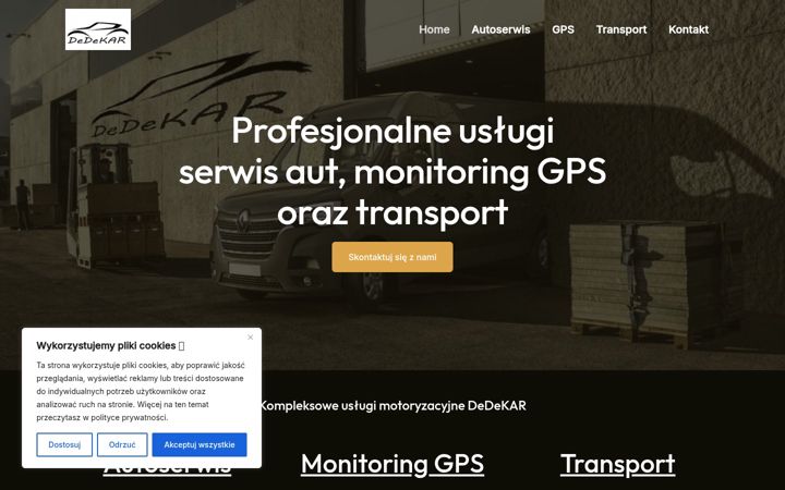 Screenshot di dedekar.pl