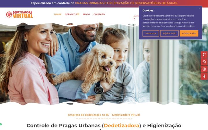 Képernyőkép: dedetizadoravirtual.com.br