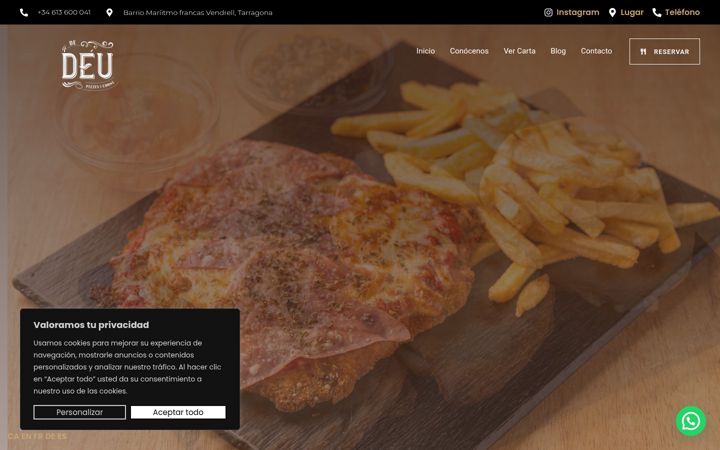 Screenshot of dedeu10.com