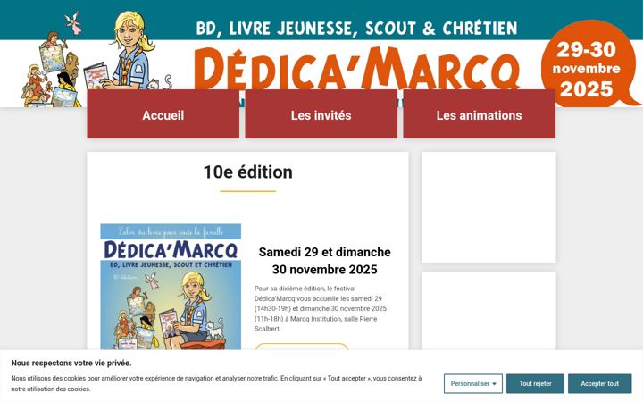 Screenshot of dedica-marcq.com