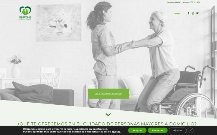 Screenshot of dedicares.com