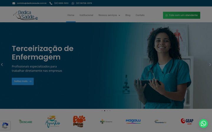 Képernyőkép: dedicasaude.com.br
