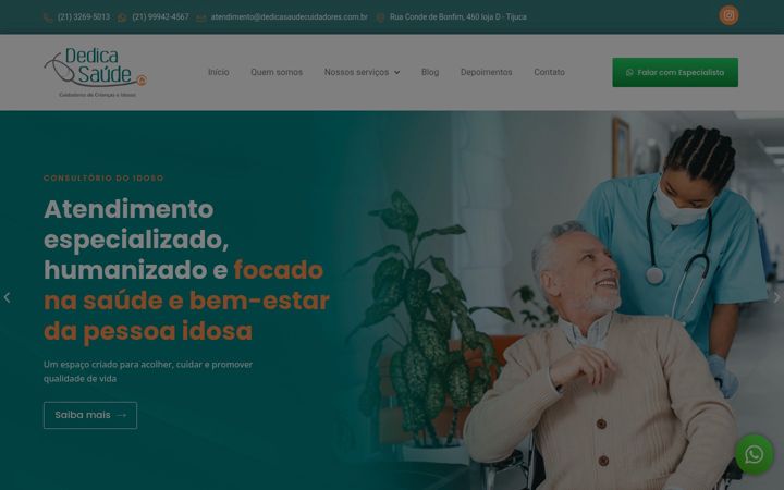 Képernyőkép: dedicasaudecuidadores.com.br