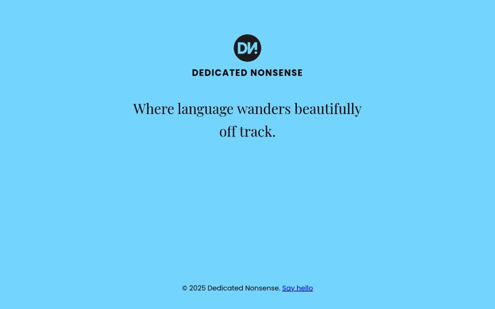 dedicatednonsense.com