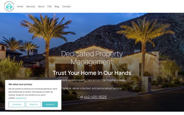 Screenshot of dedicatedpropertymgmt.com