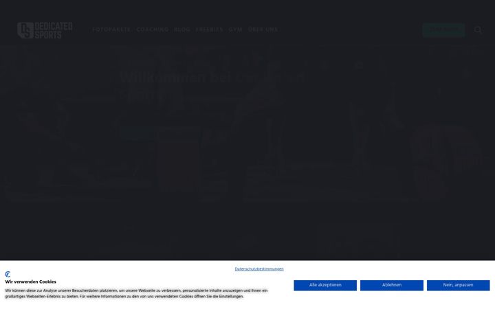 Screenshot von dedicatedsports.de
