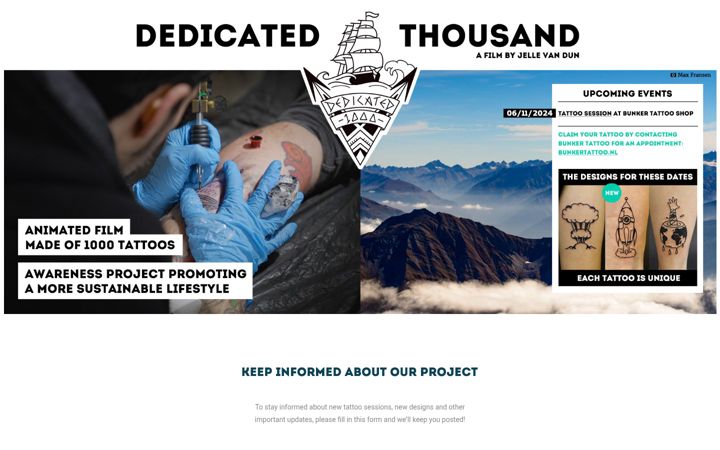 Screenshot of dedicatedthousand.com