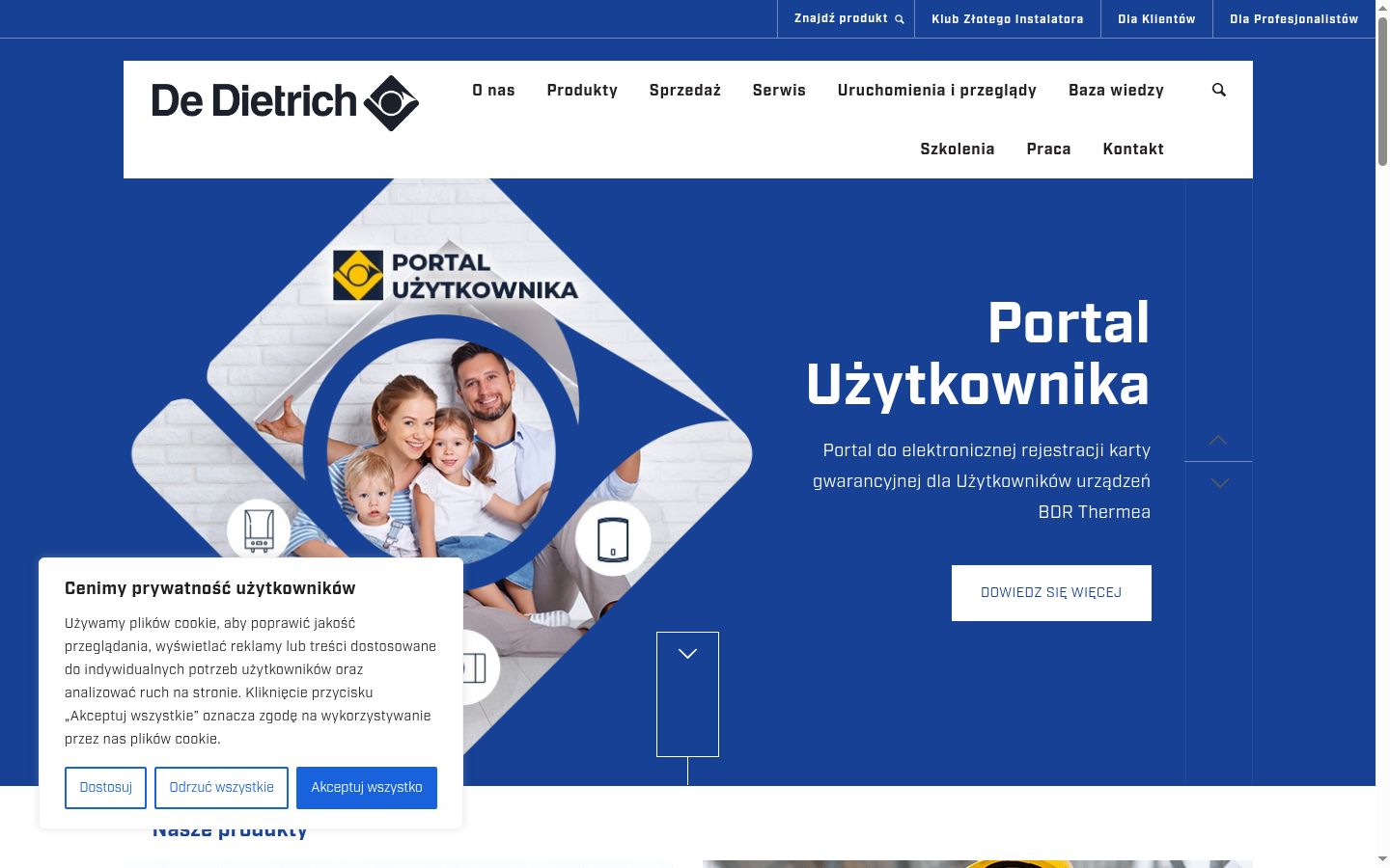 Screenshot des Einwilligungsbanners vor jeglicher Interaktion