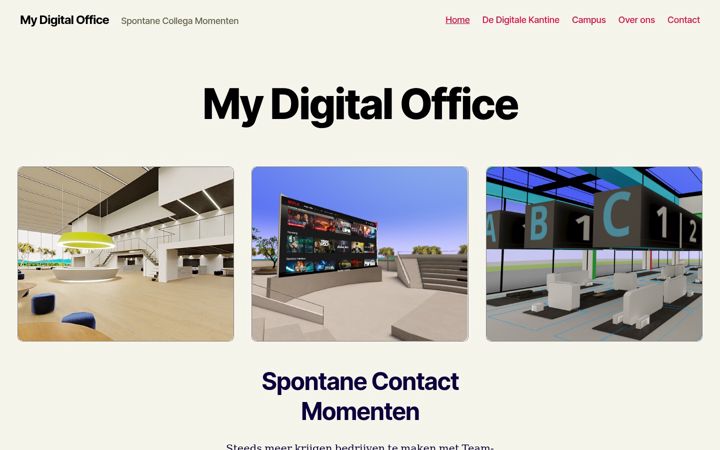 Skärmbild av dedigitalekantine.nl