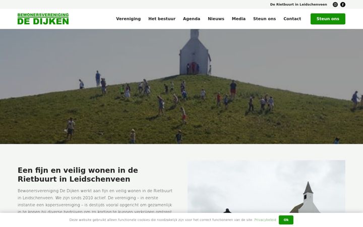 Screenshot of dedijken.net