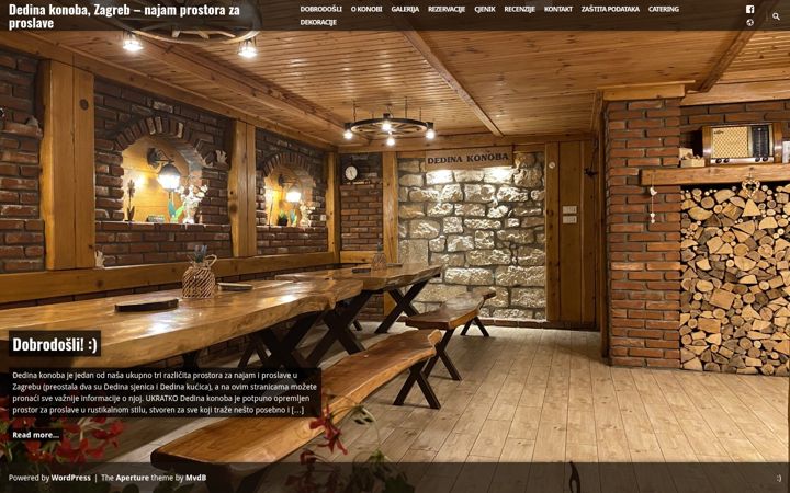 Screenshot of dedina-konoba.com