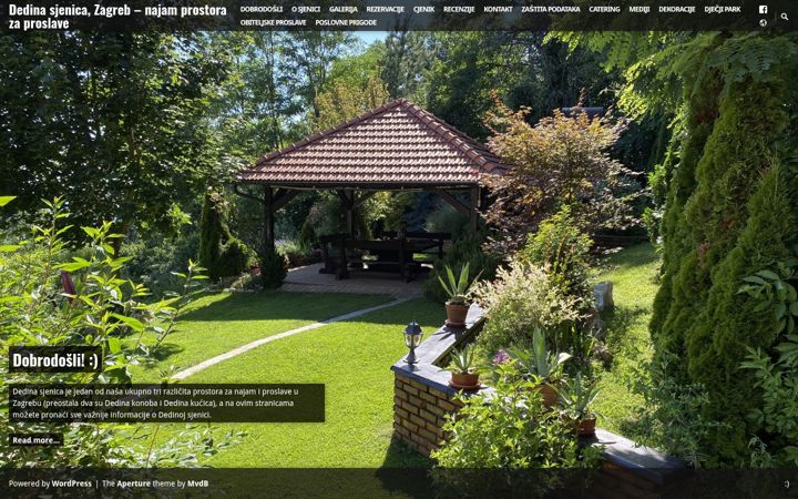 Screenshot of dedina-sjenica.com