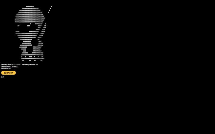 Screenshot of dedmen.de
