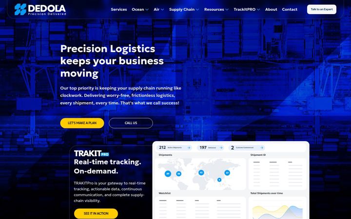 Screenshot of dedola.com