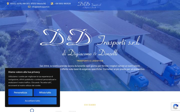 Screenshot of dedtrasporti.it