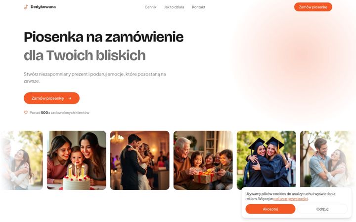 Screenshot di dedykowana.pl