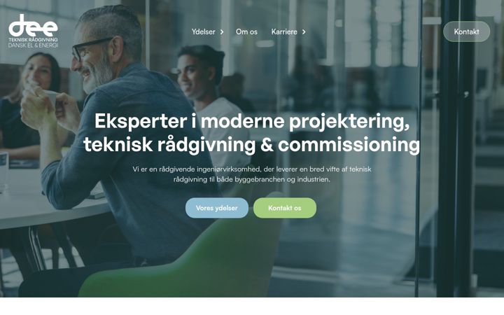 Screenshot of dee.dk