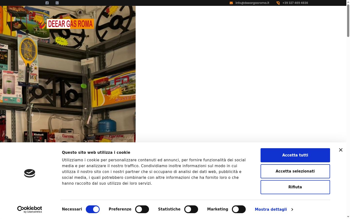 Screenshot van de toestemmingsbanner zoals getoond vóór enige interactie