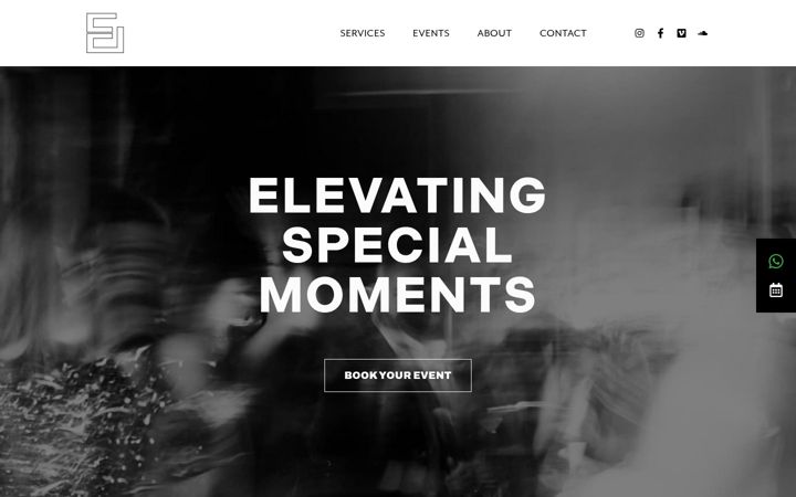 Screenshot of deeconevents.com
