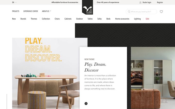 Screenshot of deeekhoorn.com