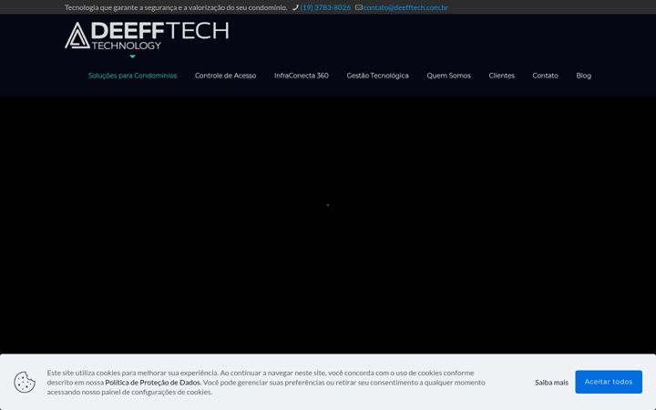 Screenshot stránky deefftech.com.br