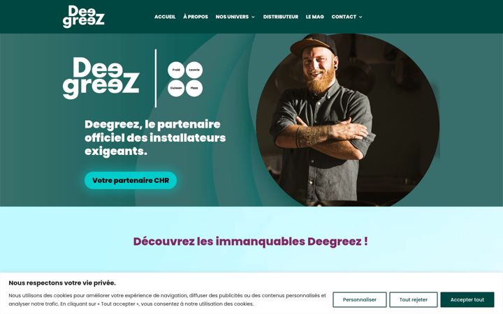 Screenshot of deegreez.fr