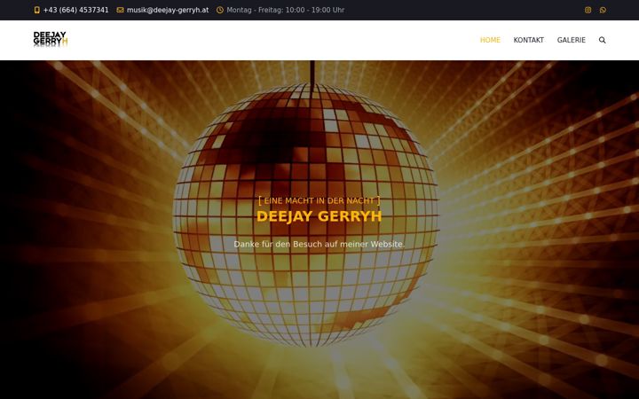 Screenshot of deejay-gerryh.at