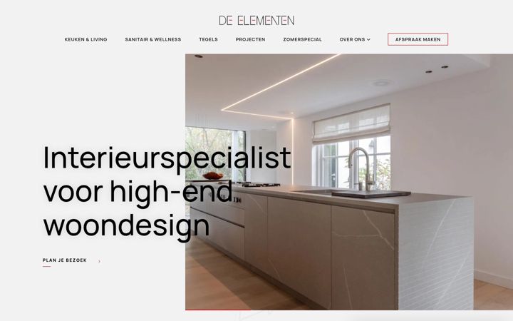Screenshot of deelementen.com