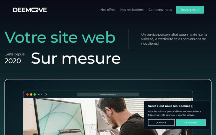 Screenshot of deemove.fr