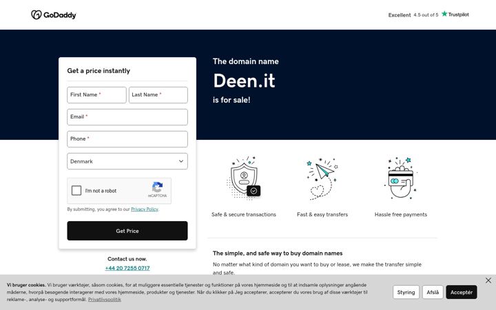 Screenshot of deen.it