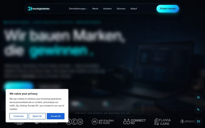Screenshot of deendigitalmedia.de