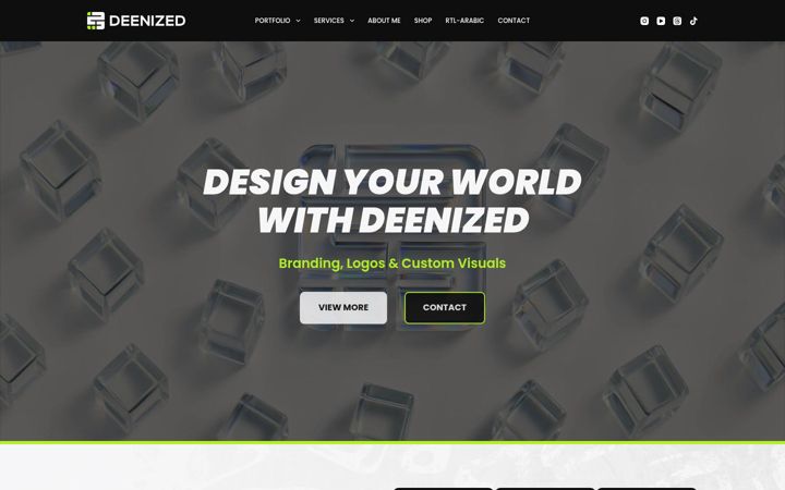 Screenshot of deenized.com