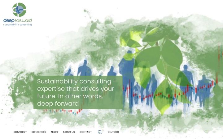 Screenshot of deep-forward.de