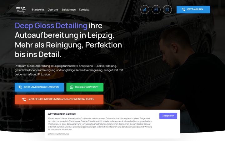 Screenshot of deep-gloss-detailing.de