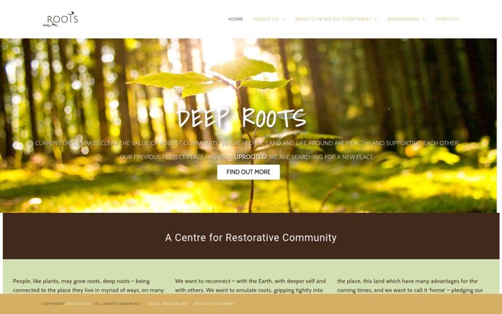 Screenshot of deep-roots.eu