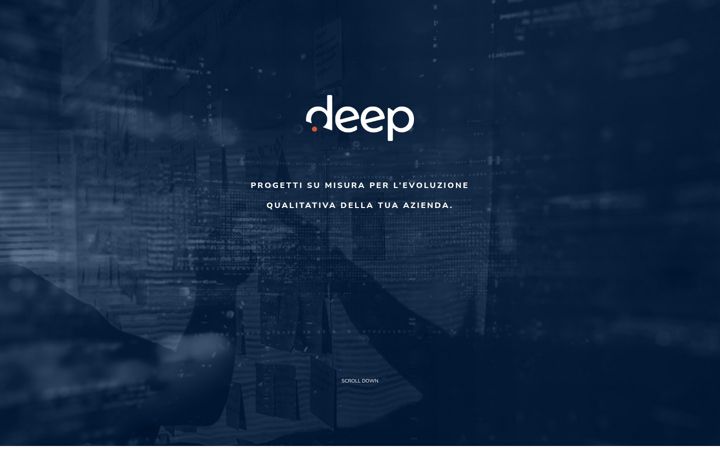 Kuvakaappaus sivustosta deep.srl
