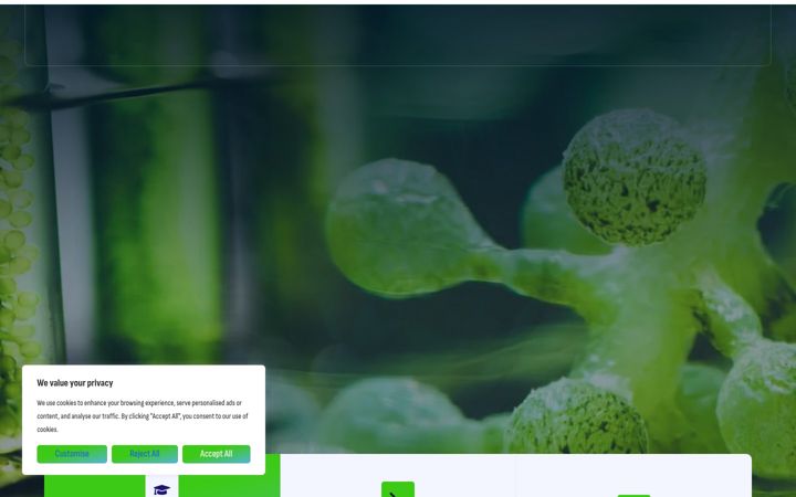 Screenshot of deepbiotech.eu
