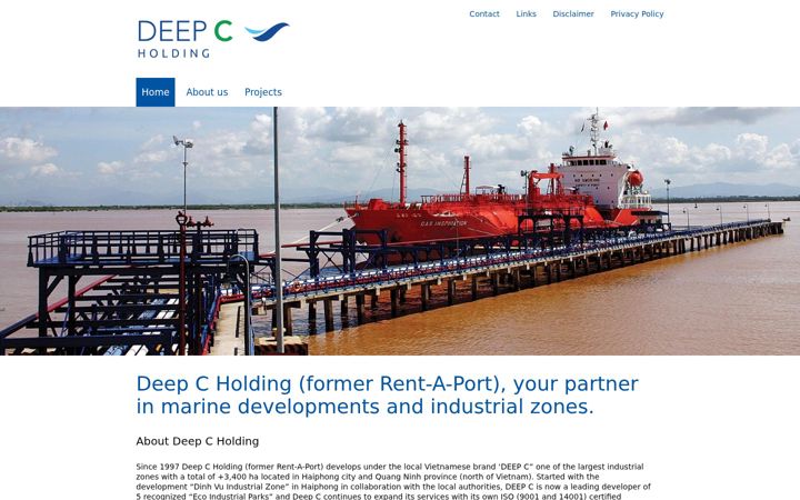 Screenshot of deepcholding.be