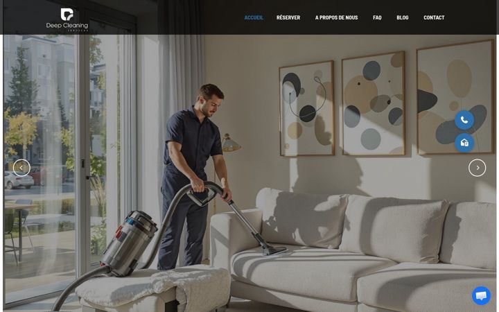 Screenshot of deepcleaning.fr